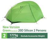 Naturehike 2 Persons Double Layers Camping Tent Ultralight Waterproof