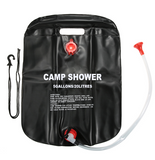 Solar Energy Heated Camp Shower bag 20L/5 Gallons