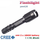 5000 Lumens - Adjustable - 5-Mode Torch Light