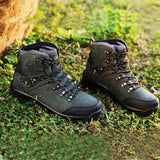 Boot - Outdoor - Waterproof Climbing fishing hunting genuine leather
