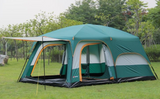 Two bedroom - Double layer - 6-12 person - Family camping tent