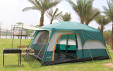 Two bedroom - Double layer - 6-12 person - Family camping tent