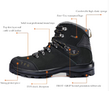 Boot - Outdoor - Waterproof Climbing fishing hunting genuine leather
