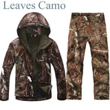Tactical Gear Shark Skin Softshell Outdoor Jacket & Military Pants Men Waterproof