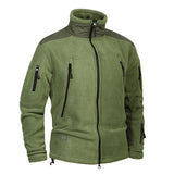 Mege Brand Clothing Coat Men Thicken Warm Military Army Fleece