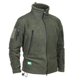 Mege Brand Clothing Coat Men Thicken Warm Military Army Fleece