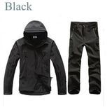 Tactical Gear Shark Skin Softshell Outdoor Jacket & Military Pants Men Waterproof