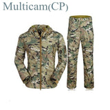 Tactical Gear Shark Skin Softshell Outdoor Jacket & Military Pants Men Waterproof