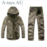 Tactical Gear Shark Skin Softshell Outdoor Jacket & Military Pants Men Waterproof