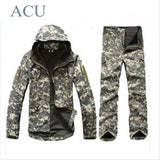 Tactical Gear Shark Skin Softshell Outdoor Jacket & Military Pants Men Waterproof