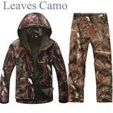 Tactical Gear Shark Skin Softshell Outdoor Jacket & Military Pants Men Waterproof