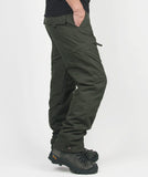 High Quality Winter Warm Men Thick Pants Double Layer Military Pants